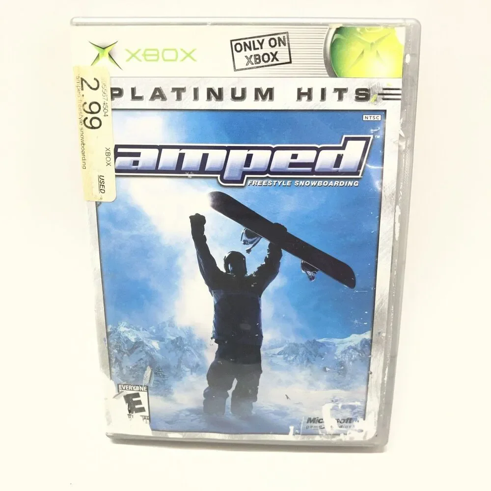 Amped: Freestyle Snowboarding (Original Xbox) Black Label CIB COMPLETE & TESTED